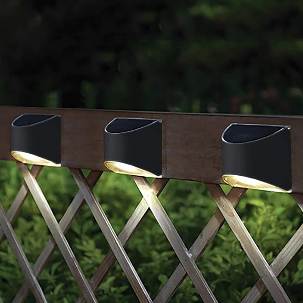 Stainless Steel Solar LED Deck and Wall Light Multipack
