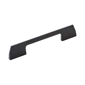 Angle 5-1/16 in. Center-to-Center Modern Matte Black Arch Cabinet Pull