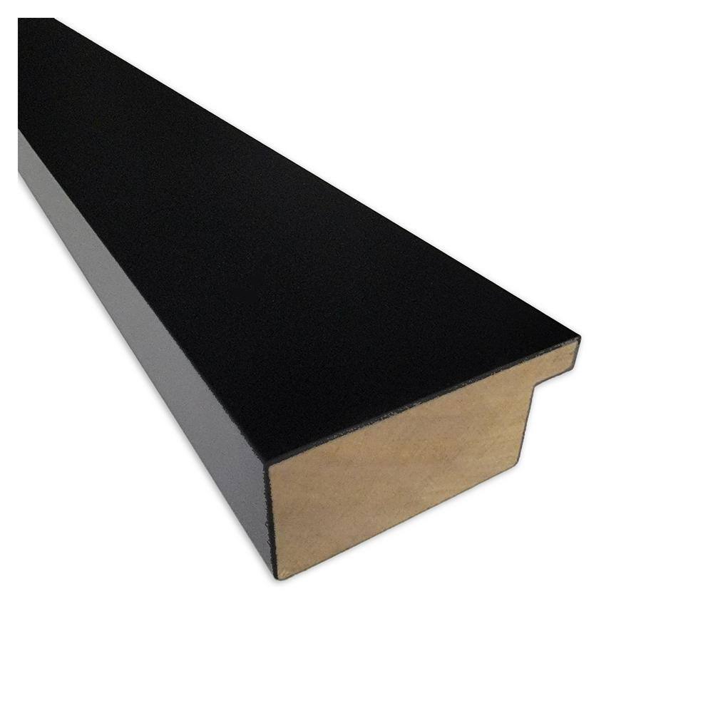 Basic Black Narrow Wood Wall Picture Frame 18x24