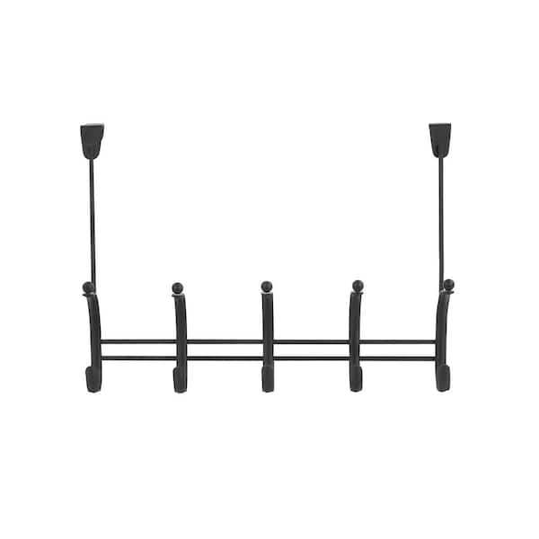 Beautiful black coat rack with 4 hooks, Easy to attach