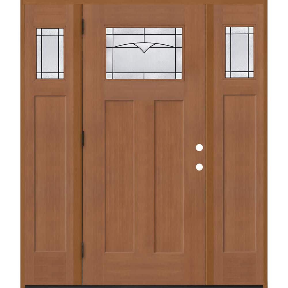 Regency 64 in. x 80 in. 1/4TopL Horizon Glass RHOS AutumnWht Fir Fiberglass Prehung FrontDoor w/12 in.-1/4Top SLs 6-9/16 price history on PriceWatchPro