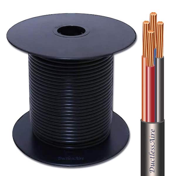 DuctlessAire 14/4 in. x 50 ft. Wire for Ductless Mini Split Air Conditioner Heat Pump Systems Universal