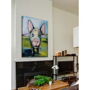 60 in. H x 40 in. W "Hog Heaven" by Tori Campisi Printed Canvas Wall Art