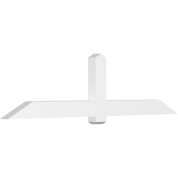 Ekena Millwork Eugene 96 in. W x 24 in. H x 4 in. D Signature Polyurethane Bracket