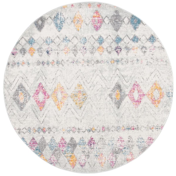 Safavieh Madison Gray Gold 5 Ft X Round Area Rug Mad798h 5r The Home Depot 5 Ft X Round Area Rug Mad798h 5r, Home Depot 5 Round Area Rugs