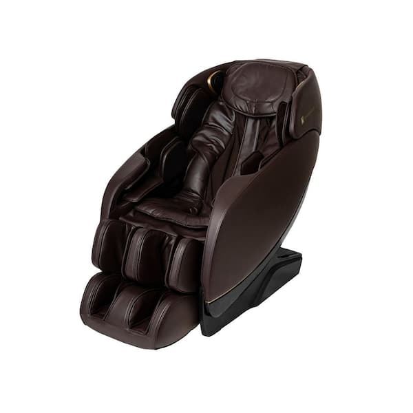 Inner Balance Wellness Inner Balance - Jin 2.0 - Espresso/Modern Synthetic Leather Heated SL Track Zero Wall Massage Chair