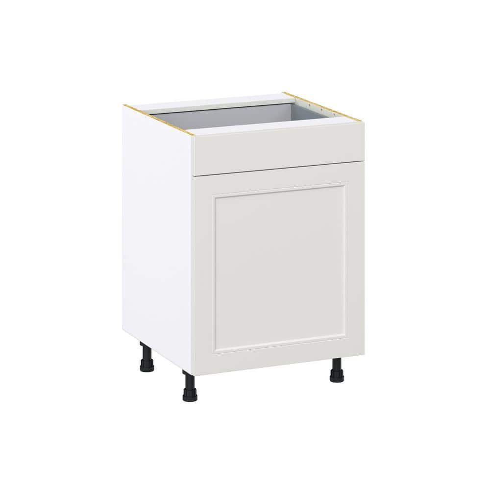 J COLLECTION Littleton 24 in. W x 24 in. D x 34.5 in. H Painted Gray ...