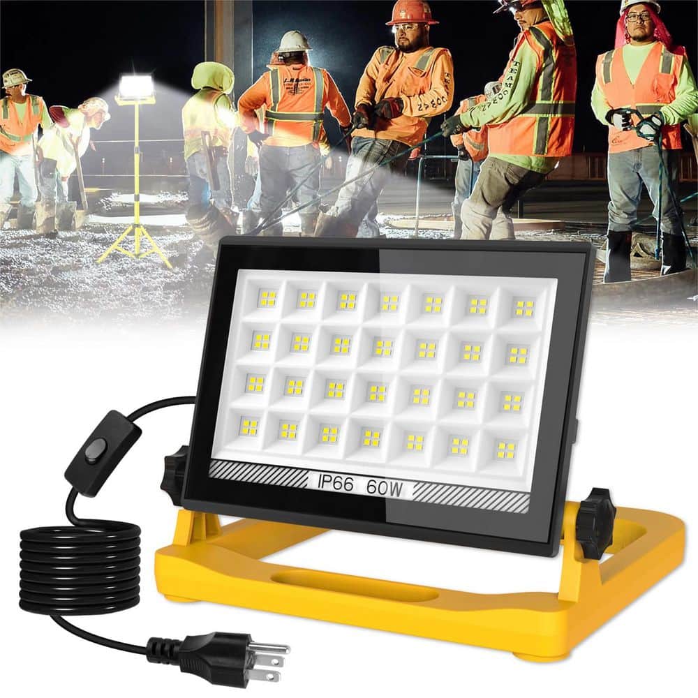 BeamBox 120 Volt Integrated LED Work Light with Adjustable Head ...