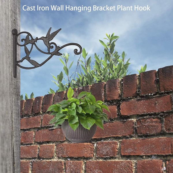 Iron Plant Outdoor Plant Hooks Hangers (2-Pack)