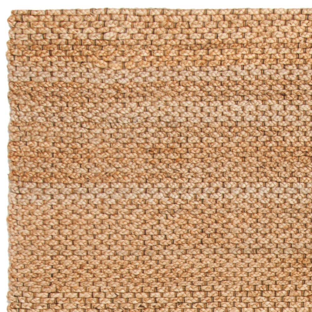 Natural Braided Jute 8' x 10' Handmade Area Rug