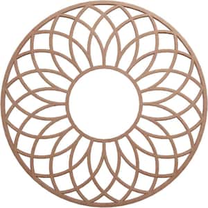 20 in. x 20 in. x 1/4 in. Cannes Wood Fretwork Pierced Ceiling Medallion, Wood (Paint Grade)