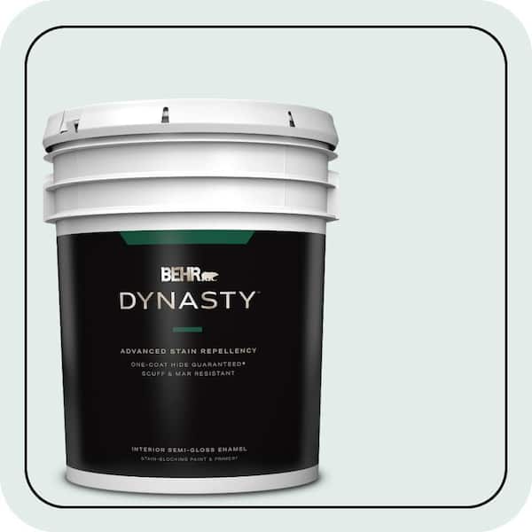 BEHR DYNASTY 5 gal. #ICC-92 Refreshed Semi-Gloss Enamel Interior Stain-Blocking Paint & Primer