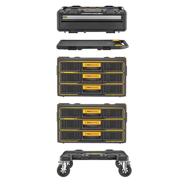 TOUGHSYSTEM 2.0 DXL 30 in. Deep Drawer Box, 30 in. Worktop, 30 in. Dolly and (2) Tool Box 3-Drawer