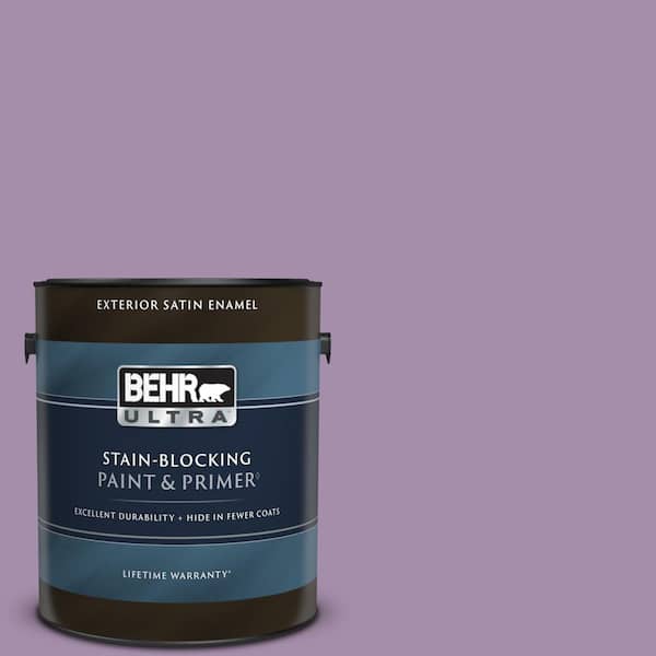 BEHR ULTRA 1 gal. #M100-4 Aged to Perfection Satin Enamel Exterior Paint & Primer