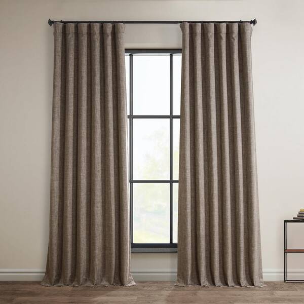 Exclusive Fabrics & Furnishings Dutch Cocoa Solid Rod Pocket Room ...