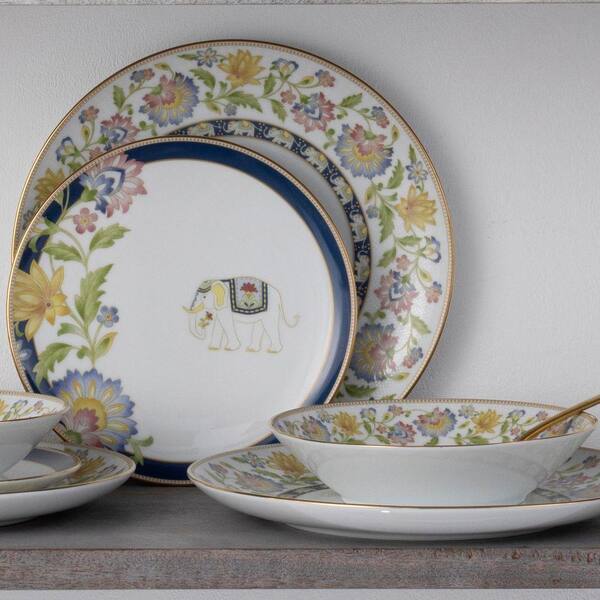 Noritake Tusker Garden 12-Piece (Multi) Porcelain Dinnerware Set Noritake Tusker Garden 12-Piece (Multi) Porcelain Dinnerware Set