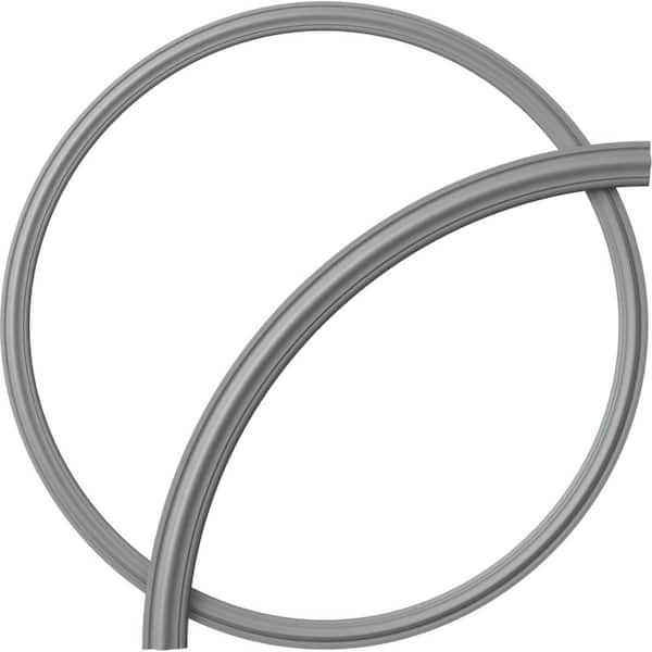 Ekena Millwork 58-5/8 in. Pompeii Ceiling Ring (1/4 of Complete Circle)
