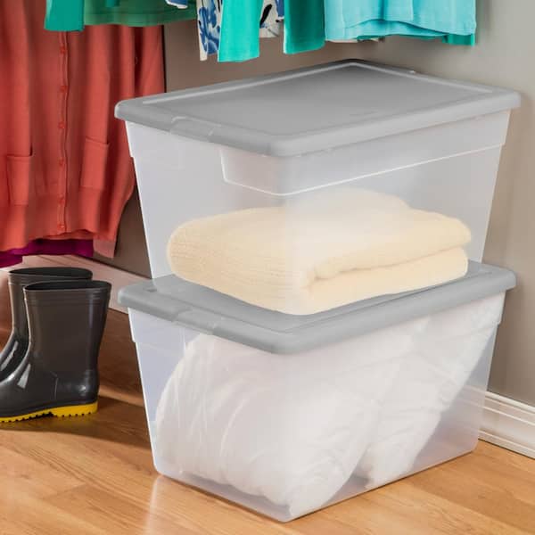 Large Storage Bags, Clothes Storage Bins Foldable Closet Organizers Storage  Containers With Durable Handles For Clothing, Blanket, Comforters, Bed  Sheets, Pillows And Toys (gray) - Temu