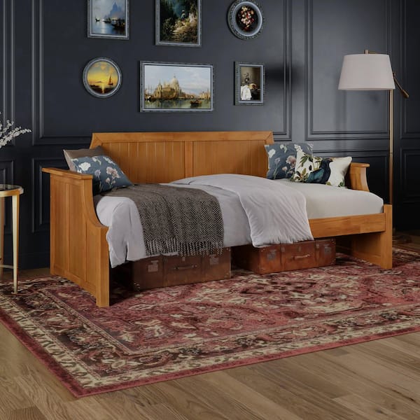 AFI Cambridge Light Toffee Natural Bronze Twin Solid Wood Daybed
