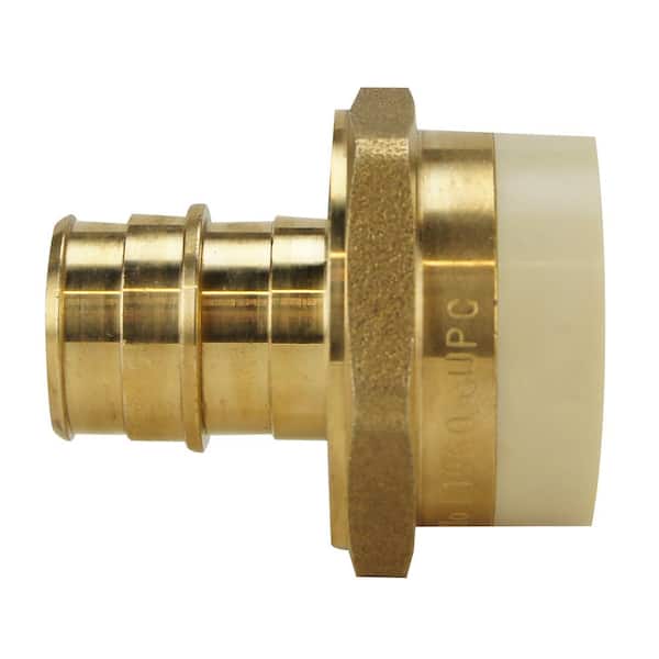 Apollo 3/4 in. Brass PEX-A Barb x 3/4 in. Schedule 40 PVC Straight Adapter