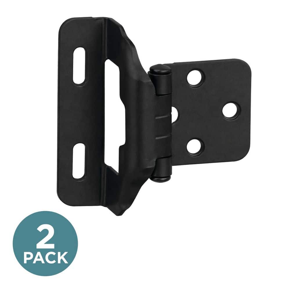 "1/2"" Semi-Wrap Overlay Hinge, 2 per pkg" price history on PriceWatchPro