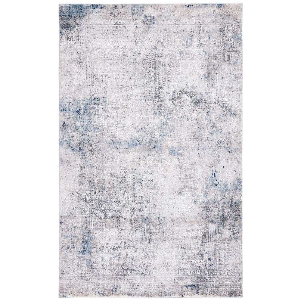 Vogue 5 ft. x 8 ft. Beige/Blue Distressed Oriental Area Rug price history on PriceWatchPro