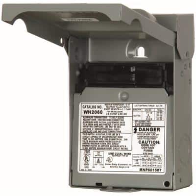 UPC 783643356450 product image for 60 Amp Non-Fusible Outdoor AC Disconnect RBPU | upcitemdb.com
