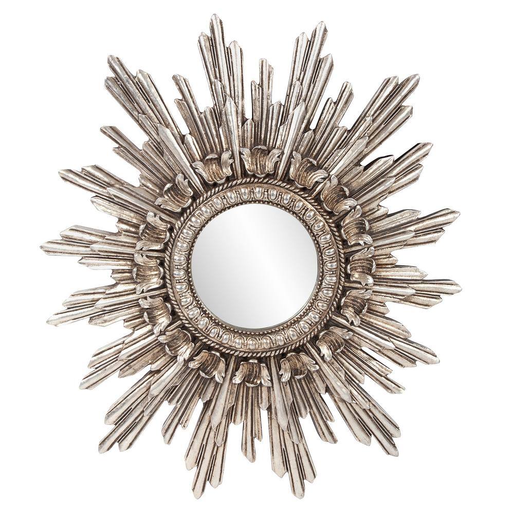 Marley Forrest Medium Rectangle Antique Silver Leaf Beveled Glass Classic Mirror (26 in. H x 20 in. W) -  84008