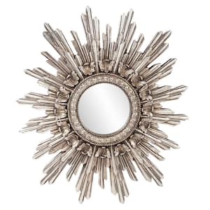 Medium Rectangle Antique Silver Leaf Beveled Glass Classic Mirror (26 in. H x 20 in. W)