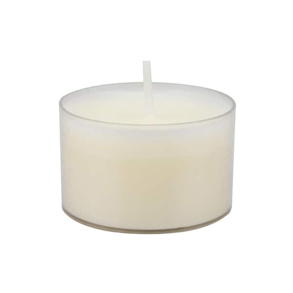 7 Hour Clear Cup Tealight Candles Extended Burn In Plastic Tealight Cups  Unscented White Tealight Candles