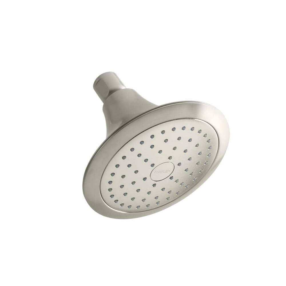 KOHLER Forte 1Spray Pattern 5.5 in. Single Wall Mount Fixed Rain