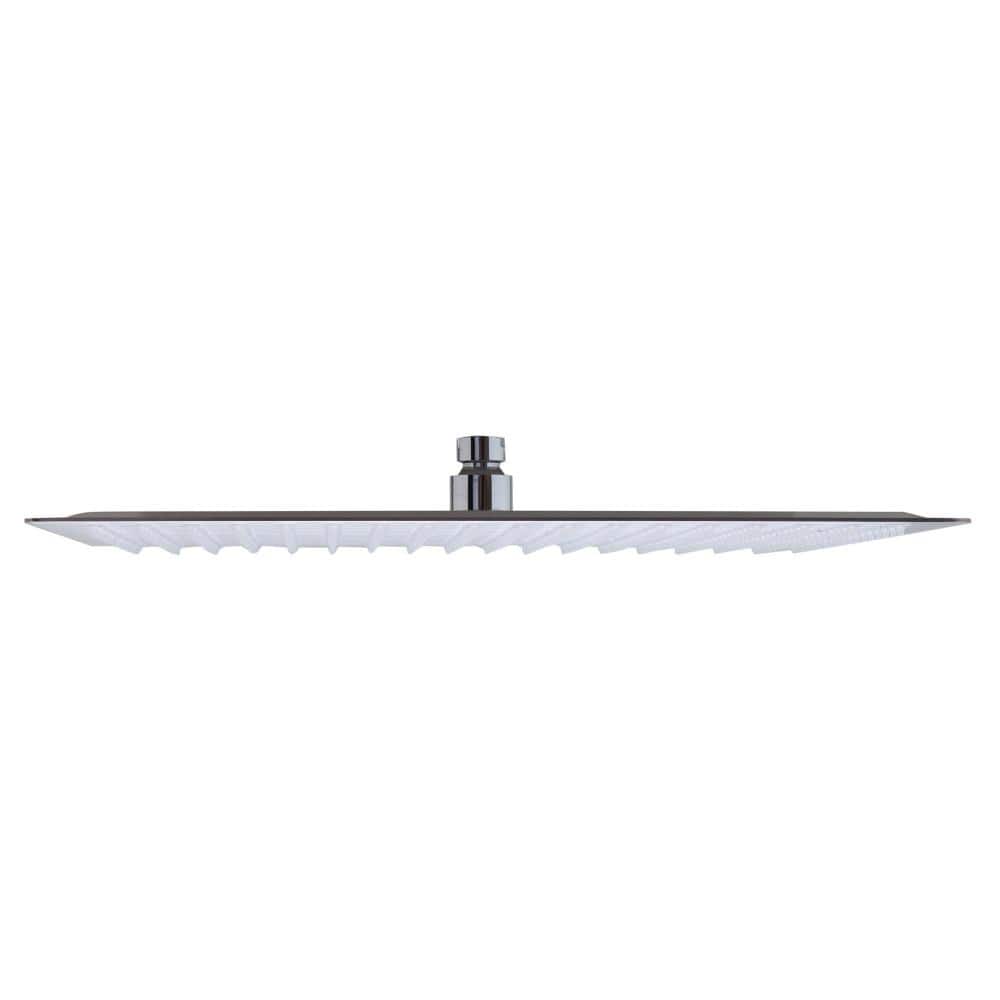 Ultra Thin Brushed Stainless Steel 16" Square Rain Shower Head