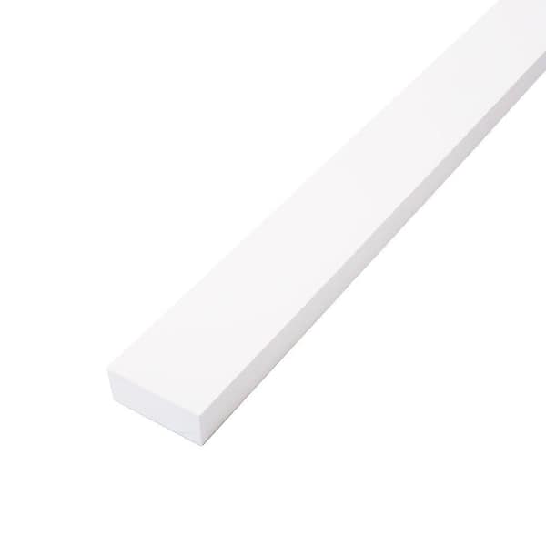 Unbranded 1 in. x 2 in. x 16 ft. Primed Pine Finger-Joint Board