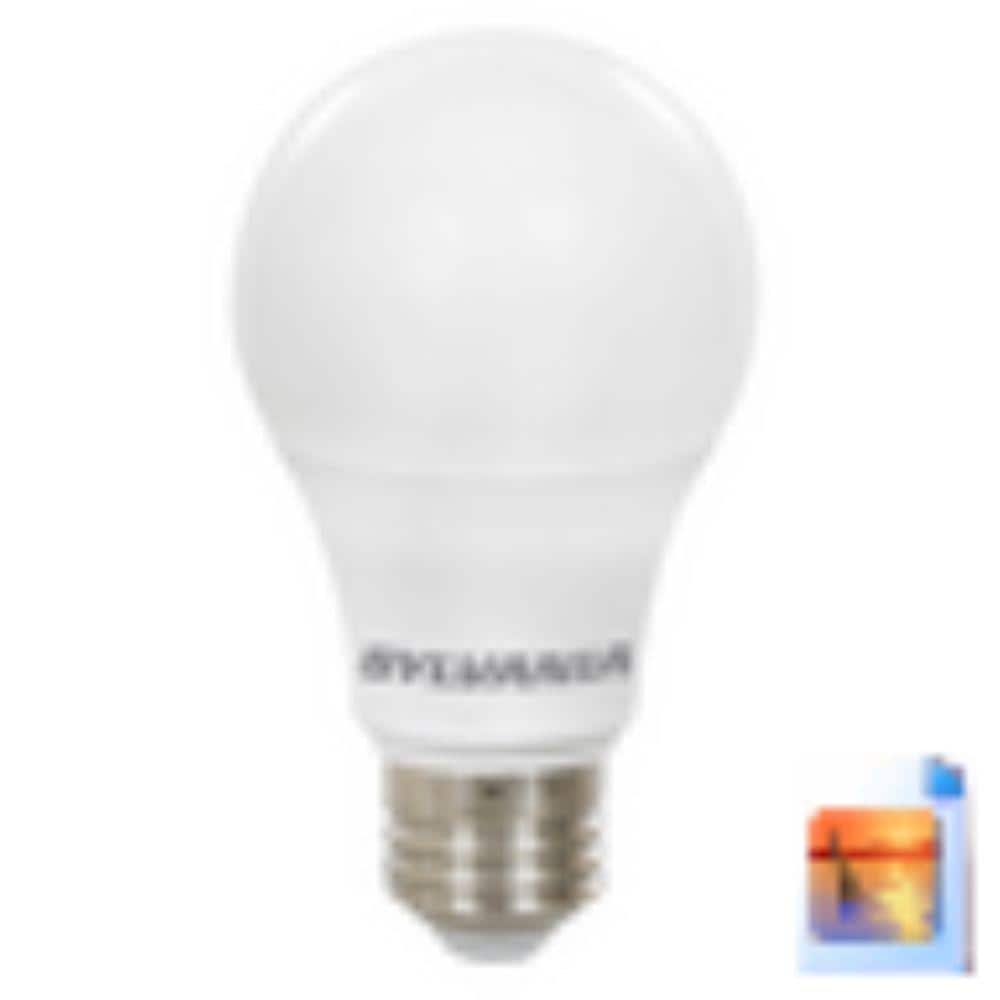 Sylvania 8.5W Soft White LED Light Bulbs, Pack of 24