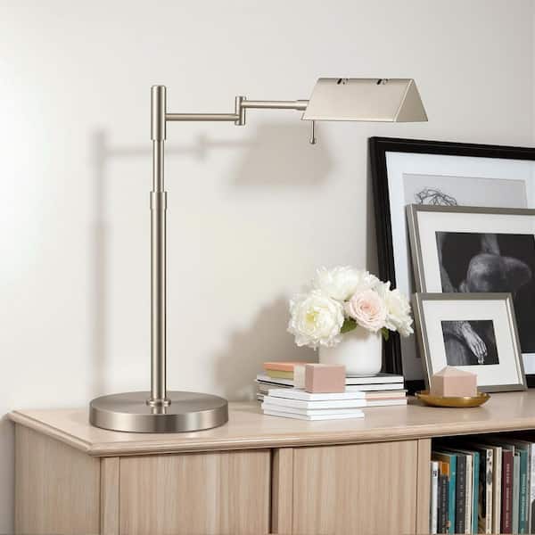 JCPYIUL Desk Lap With 2 USB Charging Port Black Etal Table Lap E26 - View #8