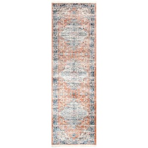 Piper Shaded Snowflakes Beige 2 ft. x 6 ft. Runner Rug