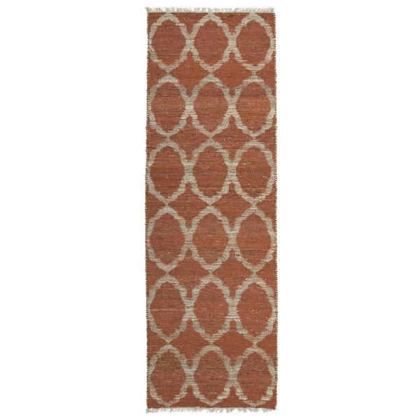 Kaleen Kenwood Rust 2 ft. x 6 ft. Double Sided Runner Rug