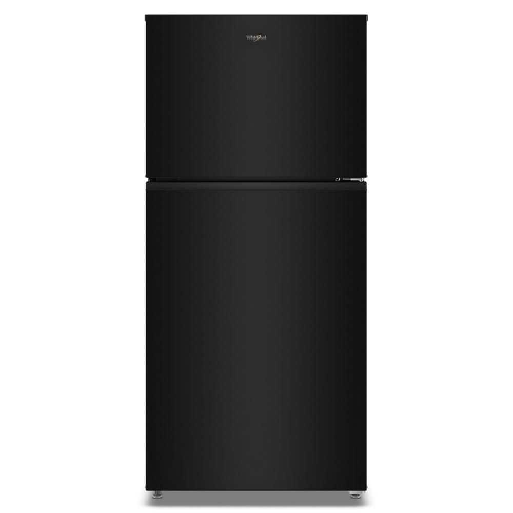 29.5 in. 19.2 cu. ft. Freestanding Top Freezer Refrigerator in Black with Total Coverage Cooling price history on PriceWatchPro