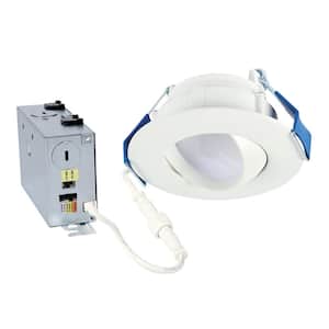 RA 4 in. Integrated LED Recessed Light Trim, 600 Lumens/900 Lumens, 5 Selectable CCT, D2W, 120-Volt, DM