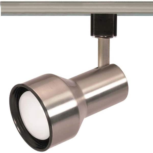SATCO 1-Light R20 Brushed Nickel Step Cylinder Track Lighting Head