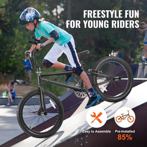 SKYSHALO BMX Bike, 20 in. Wheel Freestyle Bike, Beginner
