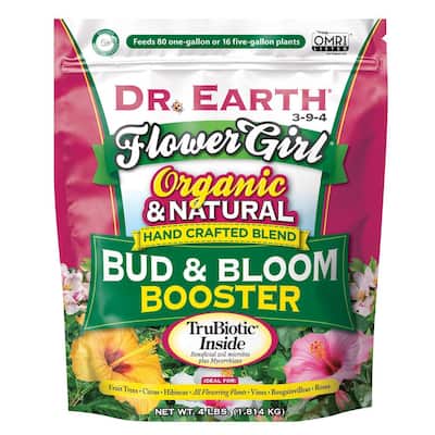 DR. EARTH 4 lbs. Organic Flower Girl Bud and Bloom Fertilizer
