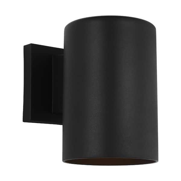 Generation Lighting Outdoor Cylinders Small 1-Light Textured Black