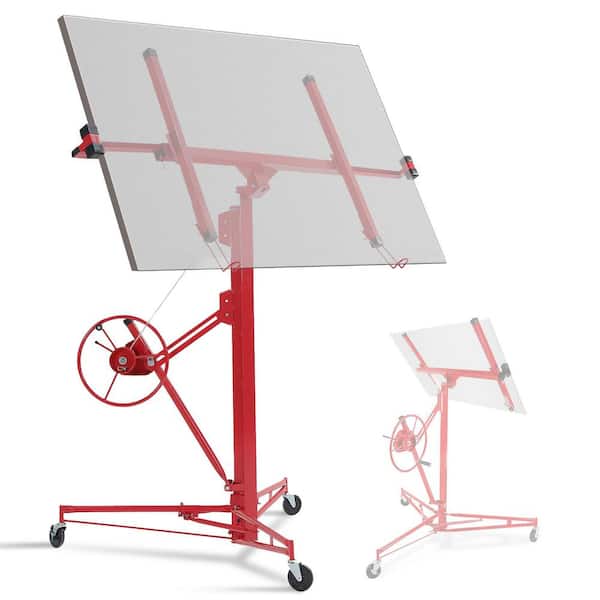 16 ft. Drywall Panel Hoist Jack Lifter Drywall Lift Panel Lift in Red