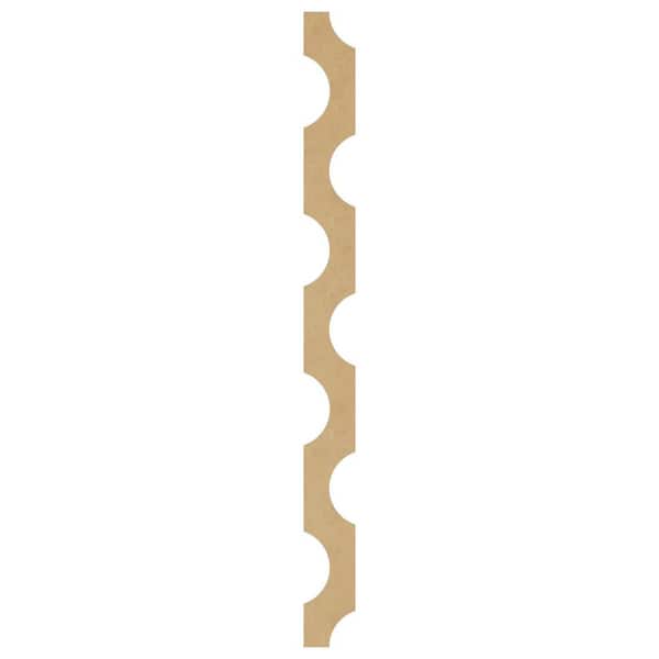 Ekena Millwork Bridgeport 0.125 in. T x 0.5 ft. W x 4 ft. L Grey Acrylic Resin Decorative Wall Paneling 12-Pack