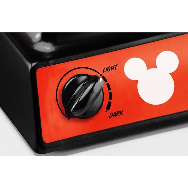 Disney Mickey Mouse Non-Stick Electric Waffle Maker, Red and Black by  Select Brands : : Hogar y cocina