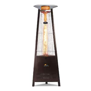 Inferno 42,000 BTU Hammered Bronze Propane Tower Heater with Wheels