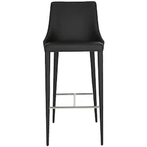 Summerset 29.9 in. Black Cushioned Bar Stool