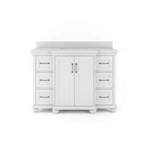 Thomasville Ellamar 60 in. W x 20 in. D Bath Vanity in Antique Grey ...