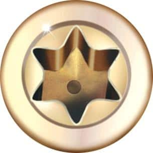 #8 x 1-1/4 in. Star Drive Trim-Head Finish Screw (100-Pack) #8 x 1-1/4 in. Star Drive Trim-Head Finish Screw (100-Pack)